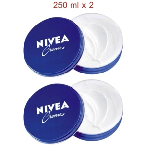 Crema hidratante Nivea 8 OZ crema corporal piel rostro secado a manos auténtica 250 ml/2 piezas - Imagen 1 de 7