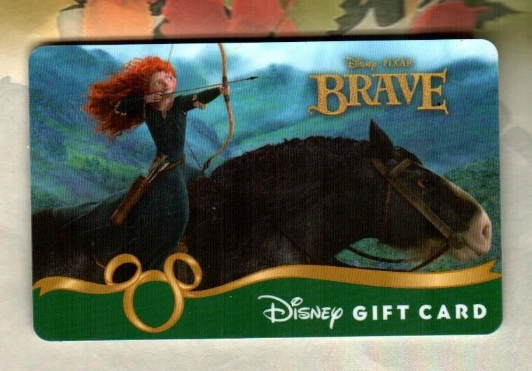 DISNEY Brave, Merida Riding Angus ( 2012 ) Gift Card ( $0 ) - Image 1 of 1