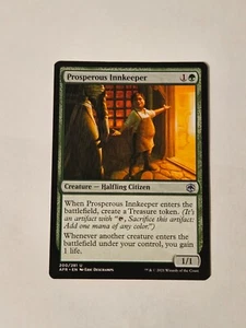 Prosperous Innkeeper Forgotten Realms Uncommon Magic MTG WOTC M9035 - Picture 1 of 3