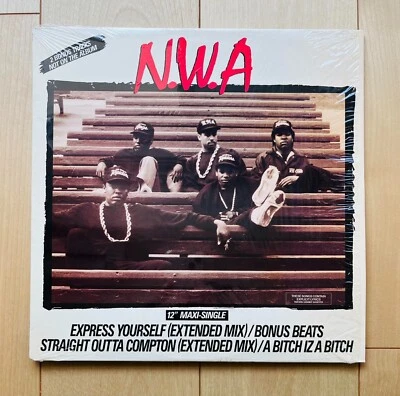 N.W.A / Express Yourself 12" Single Vinyl Ruthless Record VL7207 EAZY-E ICE CUBE - Image 1 of 4