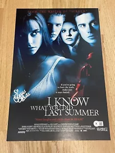 JENNIFER LOVE HEWITT Signed I KNOW WHAT YOU DID LAST SUMMER 11X17 w/ Beckett COA - Picture 1 of 1