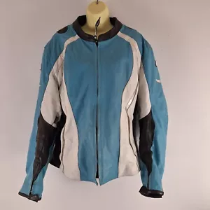 Leather Jacket by AGVSport Womens Motorcycle Jacket Size 20 - Picture 1 of 24