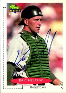 1991 CLASSIC BEST #128 ERIC HELFAND SIGNED - Picture 1 of 2