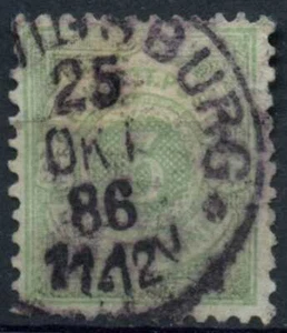 Wurttemberg 1875-9 SG#89, 3pf Green Used #E17382 - Picture 1 of 1