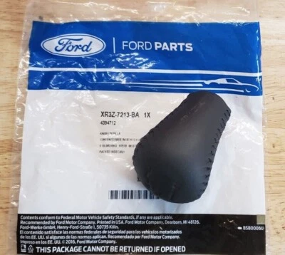 NEW 1983-2004 Ford Mustang 5-Speed Manual Trans Black Leather SHIFT KNOB, OEM  Foto 1 de 4