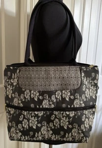 Bolsos de Mano Danny K, Bolso de Mano Lg Descontinuado Patrón de Tela Queen con En contraste Nuevo sin Etiquetas - Imagen 1 de 7