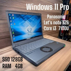 Panasonic Let's Note CF-SZ6 Core i3 7100U 2.4GHz SSD 128GB RAM 4GB - Picture 1 of 10