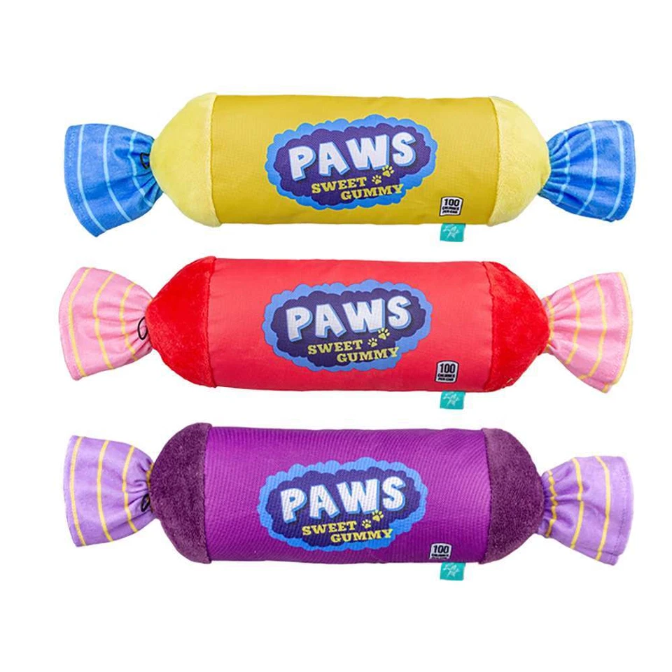 Gioco cane Caramella in tessuto resistente per cani cuccioli sonoro con squittio - Immagine 1 di 1