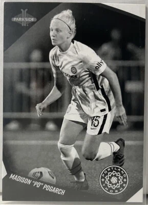 2022 Parkside NWSL Black And White Parallel 38 Madison Po Pogarch - Image 1 of 2