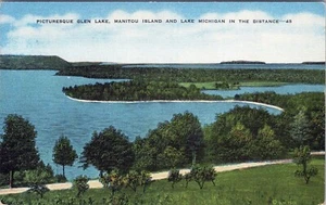 Postal publicada de Glen Lake Manitou Island Lake Michigan - Imagen 1 de 2