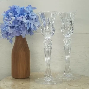 Candelabros Marquis by Waterford Sheridan, PAR DE CRISTAL DE 8 - Imagen 1 de 8