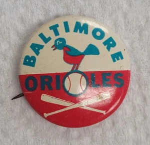 60's Vintage Crane Potato Chips BALTIMORE ORIOLES Pin/Pinback Button - Picture 1 of 3