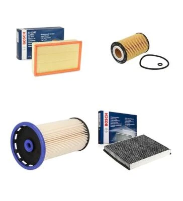 SERVICE KIT for SKODA OCTAVIA (5E) 1.6 TDI OIL AIR FUEL CABIN FILTER (2012-2018) - Image 1 of 4