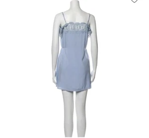 Suboo StevieLace Blue Shoulder Summer Mini Dress Size 4 New - Picture 1 of 9