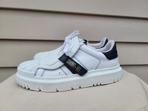 Zapatillas deportivas Dior de piel de becerro Dior-ID con plataforma con cordones blancas para mujer 40/10 - Imagen 1 de 13