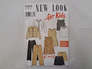New Look Pattern - Girl's Wardrobe (Sz 3-8) #6959 - Uncut - Picture 1 of 5