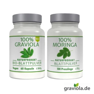 TOP! 100% BIO-GRAVIOLA & MORINGA. Doppelpack! - Bild 1 von 1