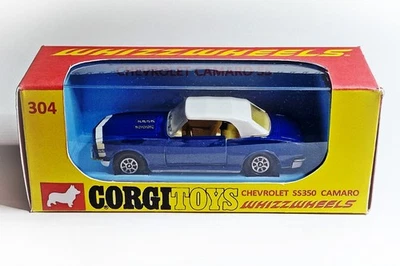 Corgi Toys Whizzwheels  Nr. 304 Chevrolet Camaro 350 SS + Repro-Fensterbox - Bild 1 von 4