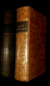 1856 BOOK IMITATION OF JESUS SPIRITUAL LIFE DEVOTION THEOLOGY, JESUIT GONNELIEU - Foto 1 di 22