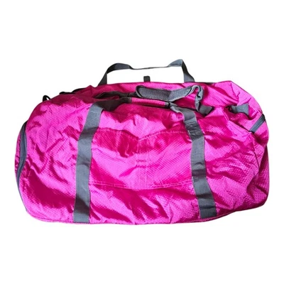 Gonex Large Foldable Travel Duffle Bag Pink Waterproof Suitcase - Image 1 of 4