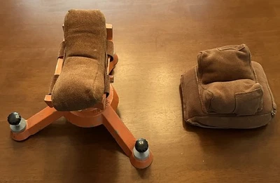 Набор для стрельбы HOPPE'S BEN REST, 2 штуки, кожаные опоры с регулируемой подставкой - Изображение 1 из 4