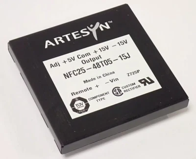 ARTESYN NFC25-48T05-15J TRIPLE OUTPUT 25W IN 36-72 VDC Out 5±15Vdc CONVERTER NOS - Image 1 of 4