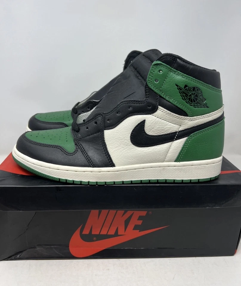 Air Jordan 1 Retro Alto "VERDE PINO" 2018 - Talla 10.5 - 555088 302 Foto 1 de 2