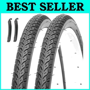 Premium 700x35C Folding Road Bike Tires - 2-Pack for Smooth City Riding - Picture 1 of 9