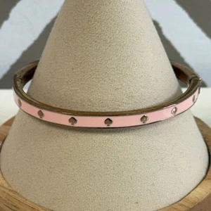 Kate Spade Spot The Spade Pink & Rose Gold Hinge Bracelet - Picture 1 of 4