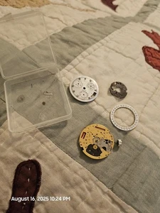 ISA 8162 Movement In Pieces With Klaus Kobec Destiny MOP Dial And Additional... - Picture 1 of 6