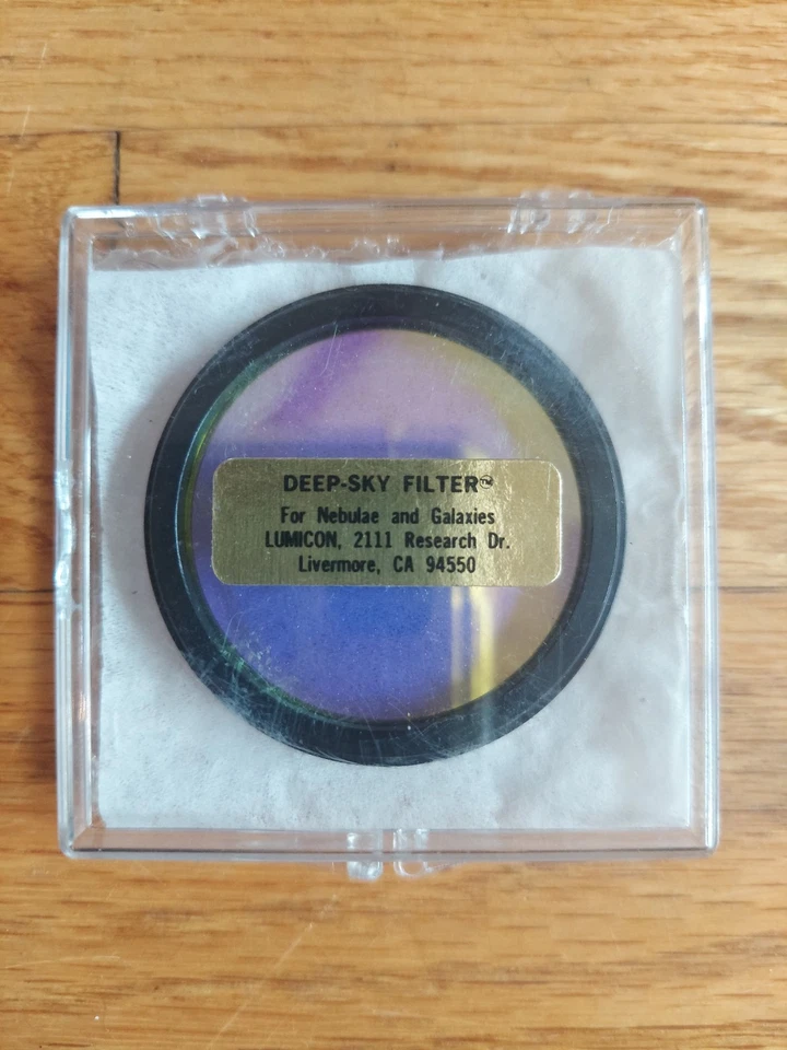 Lumicon 2.0" Deep Sky Filter For Nebula/Galaxies, Great, Fast Shipping! - Image 1 of 3