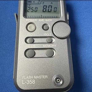 Sekonic L-358 Flash Master with Case and Strap Work See Pictures - Picture 1 of 3