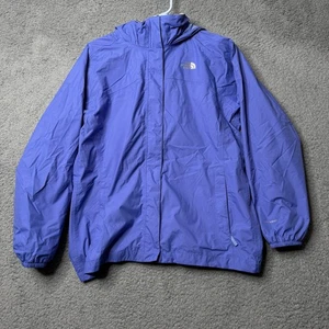 The North Face Dryvent Rain Jacket Girls XL Purple Hooded Zip Up - Picture 1 of 7