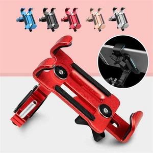 Stents Aluminum Phone Mount Bicycle Motorcycle Phone Holder Cellphone Support - Photo 1 sur 16