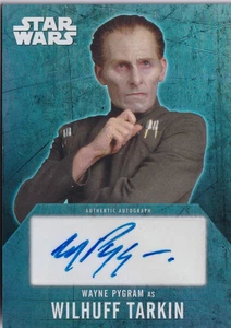 Star Wars Evolution 2016 Autograph Card Wayne Pygram as Wilhuff Tarkin - Picture 1 of 2