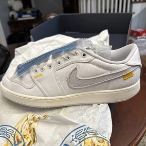 Jordan 1 AJKO Low Union White Canvas, Size 12.5, DO8912-101, Deadstock, IN HAND - Picture 1 of 15
