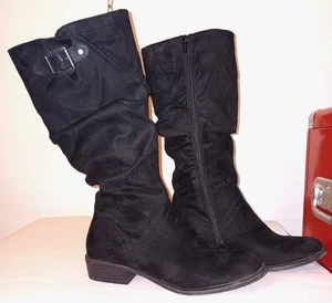 Cliffs by White Mountain Slouchy Boots Brown Suede Women's Size 9M - Picture 1 of 3