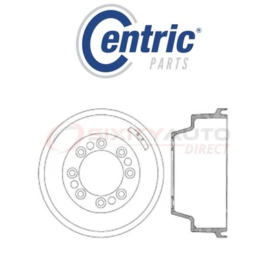 Centric C-TEK Brake Drum for 1984-1989 Ford F-350 4.9L 5.0L 5.8L 6.9L 7.3L kc Foto 1 de 4