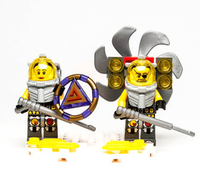 Lego City of Atlantis 7985 Minifigure Lot: Samantha (atl022) & Ace (atl024)