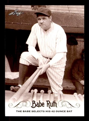 2016 Leaf Babe Ruth Collection #77 Babe Ruth - Imagem 1 de 2