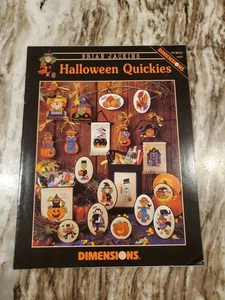 Dimensions Halloween Quickies Cross Stitch Patterns Leaflet #271 Vintage - Picture 1 of 3