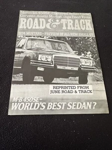 Mercedes Benz S-Klasse 450 SE Prospekt W116 450SE SEL Reprint Verkaufskatalog 1973 - Bild 1 von 3