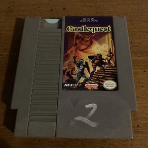 Nintendo Castlequest Loose NES Cartuccia Testata Funzionante - Foto 1 di 4
