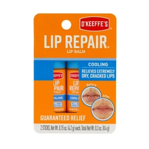 O'Keeffe's Lip Repair Cooling Moisturizing, Long-Lasting Matte Lip Balm, Clear, - Picture 1 of 5