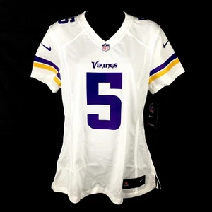 Nike NFL Teddy Bridgewater Minnesota Vikings weiß Trikot #5 Damen Größe M - Bild 1 von 4