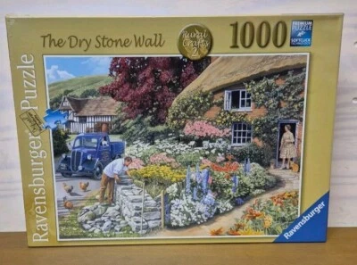 Ravensburger - 1000 Piece Jigsaw Puzzle 'THE DRY STONE WALL'  Rural Crafts No. 2 - Image 1 of 4