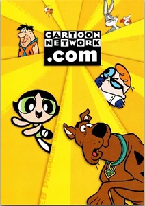 Postal Cartoon Network Publicidad Scooby Doo Picapiedra Laboratorio Dexter - Imagen 1 de 2