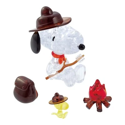 Snoopy Campfire 3D Crystal Puzzle - Image 1 of 4