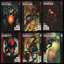 Ultimate Carnage Comic Set 1-2-3-4-5-6 Lot Ultimate Spider-Man 60-61-62-63-64-65