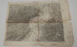 Topographical Map of Austria 1939 Vintage Print - Picture 1 of 5